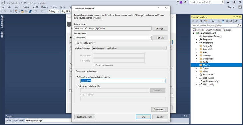 Connection properties